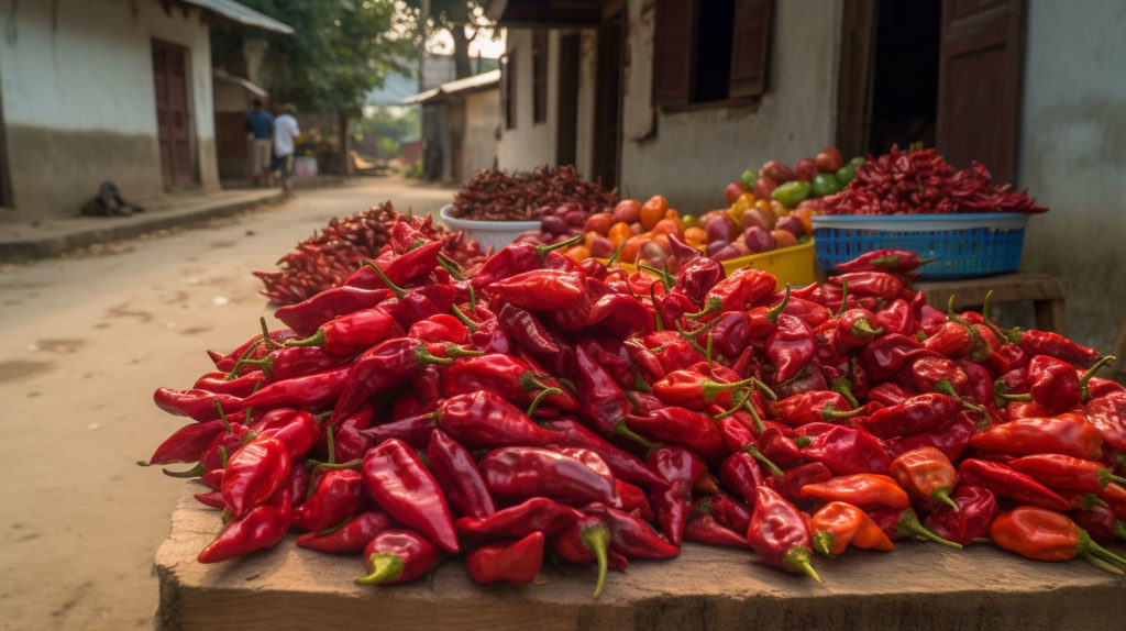 Chilis in Kolumbien