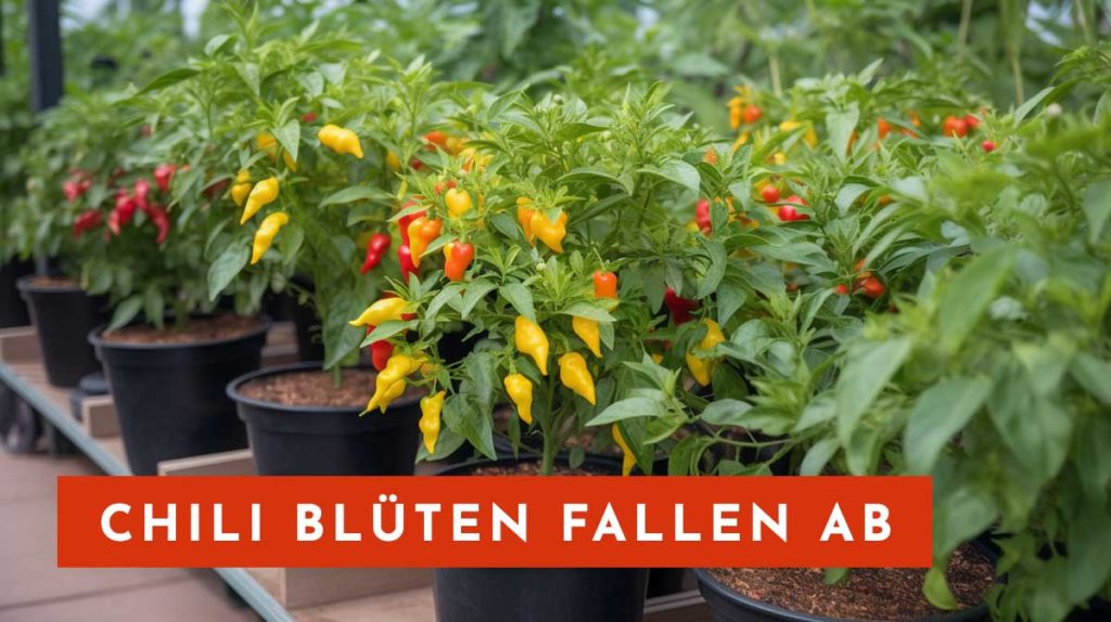 Chili Blüten fallen ab